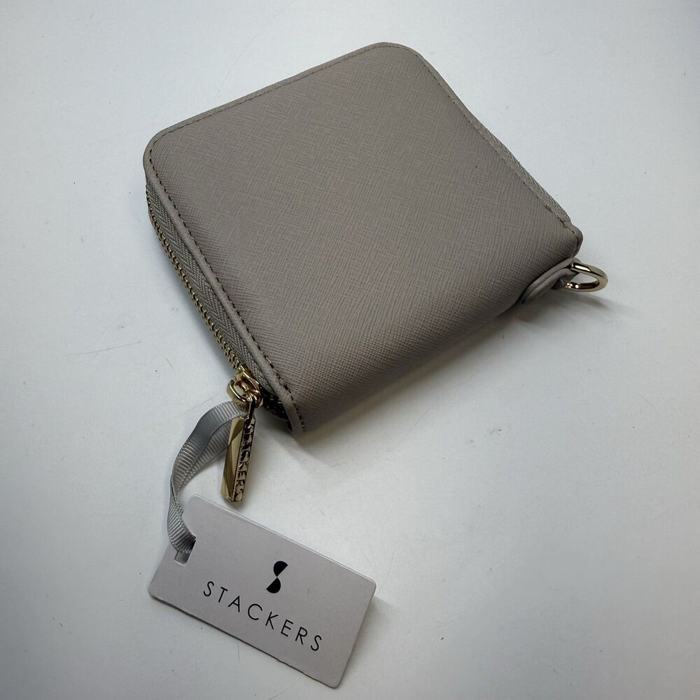 Stackers Zipper Compact Travel Jewelry Holder Pouch New